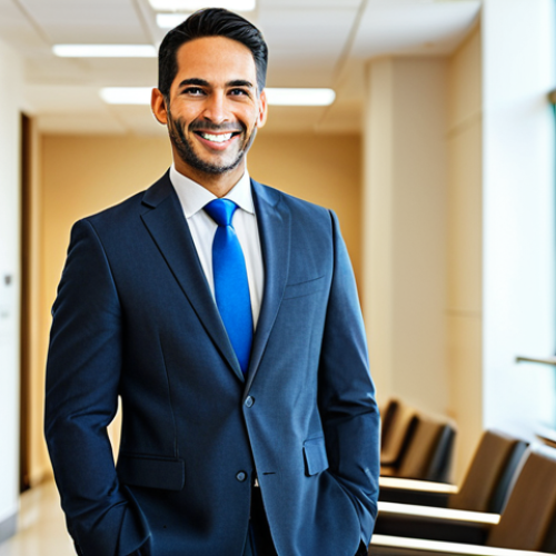 보건의료행정사 경력직 이직 팁 - Dynamic Healthcare Leader**

"A confident healthcare administrator, fully clothed in a professional ...